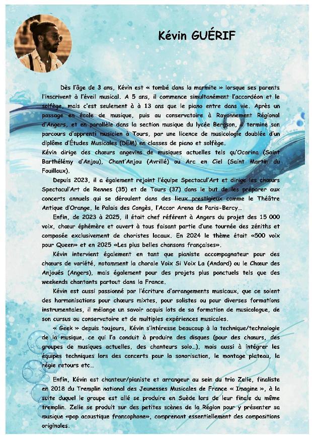 Biographie kevin guerif pour wechantant 2027
