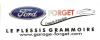 Carte visite garage forget logo