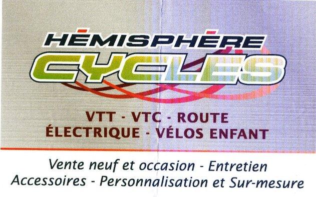 Carte visite hemisphere cycles maze