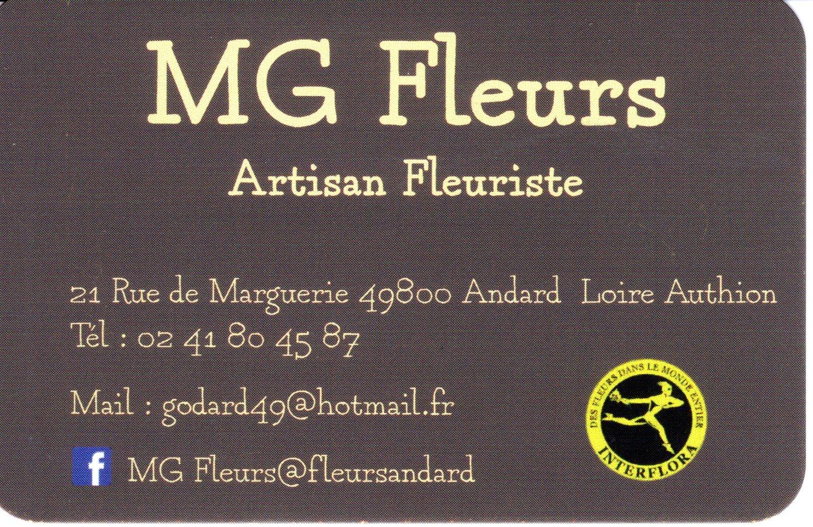 Carte visite mg fleurs