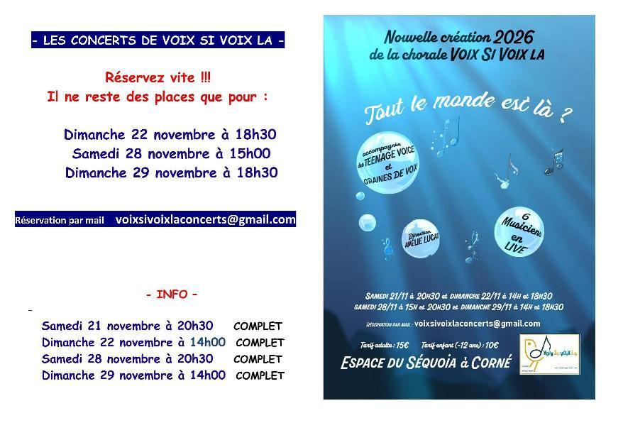Places restantes pour envoi par mail